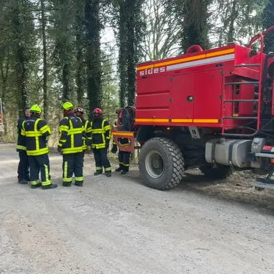 Ardennes - Un important feu de végétation en cours près de Vouziers
