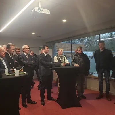 Un ministre dans la forêt des Ardennes