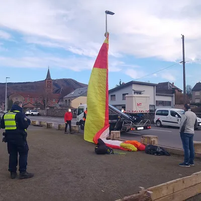 Coup de vent contre parapente