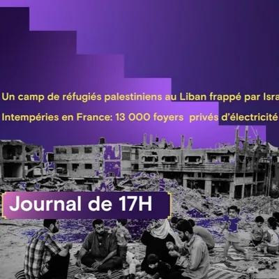 Un camp de réfugiés palestiniens au Liban frappé par Israël,...