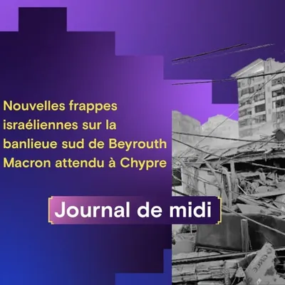 Nouvelles frappes israéliennes sur la banlieue sud de Beyrouth,...