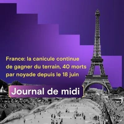 France: la canicule continue de gagner du terrain, 40 morts par...
