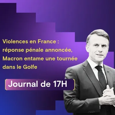 Violences en France : réponse pénale annoncée, Macron entame une...