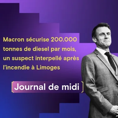 Macron sécurise 200.000 tonnes de diesel par mois, un suspect...