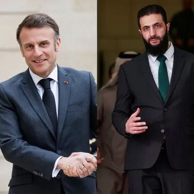  Le président syrien par intérim Ahmad al-Charaa à Paris pour une...