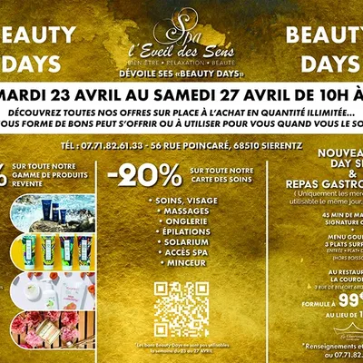 Beauty Days au spa l'Eveil des Sens