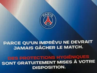 Le PSG offre des protections périodiques gratuites au Parc des Princes