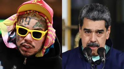 6ix9ine célèbre sa libération de prison avec un jouet Bob l'éponge...