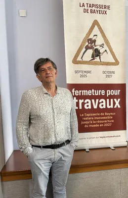 Antoine Verney, le conservateur en chef des musées de Bayeux est...