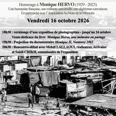 Mehdi Lallaoui au cœur d’un hommage à Monique Hervo et aux...