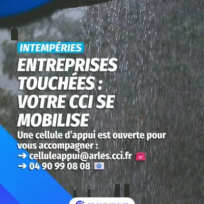 Intempéries dans le Pays d’Arles : la CCI lance une cellule d’appui...