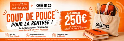 VOTRE RENTREE SCOLAIRE AVEC GEMO ARLES