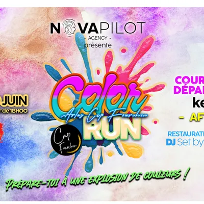 Color Run Cap Fourchon à Arles : une soirée festive et colorée de 5...