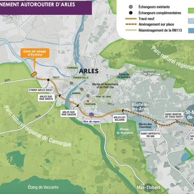 Contournement autoroutier d’Arles : la piste d’un financement sans...