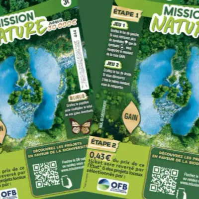 Le loto de la biodiversité soutient la préservation des zones...