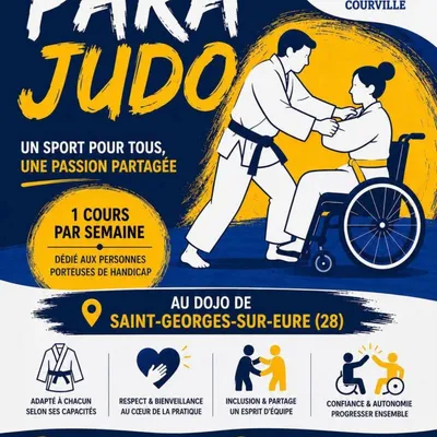 Une section Para Judo ouvre à Saint-Georges-sur-Eure