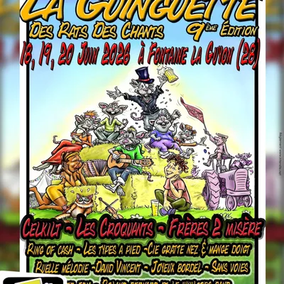 La Guinguette des Rats des Chants revient à Fontaine-la-Guyon du 18...