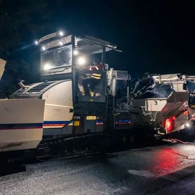 Travaux nocturnes sur la rocade chartraine
