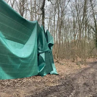 Mobilisation contre la bâche en forêt de Dreux