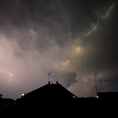 Supercellule en Eure-et-Loir : vents à 94 km/h et déluge de pluie...