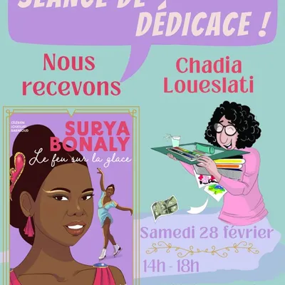 Dédicace de l'illustratrice Chadia Loueslati