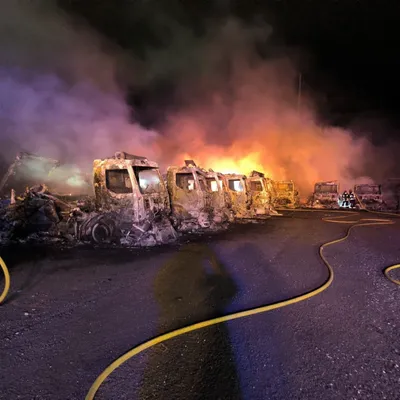 YVELINES - Tous les véhicules d'un abattoir de Houdan détruit par...