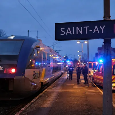 LOIRET – Un train percute une personne sur la voie à Saint-Ay