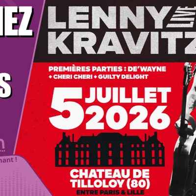 Gagnez vos places pour LENNY KRAVITZ Live 2026