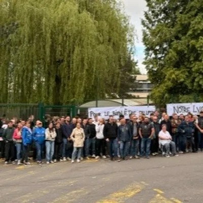 Grève aujourd'hui, au lycée professionnel Bertin à Bruay la Buissière 