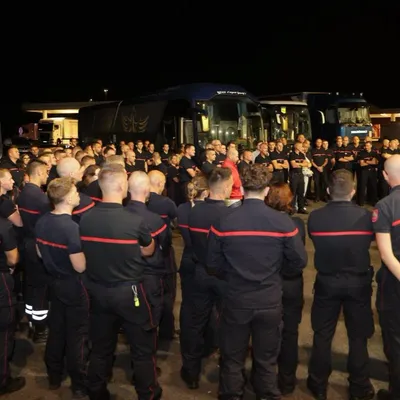 158 pompiers de la région sont partis hier soir pour la Gironde