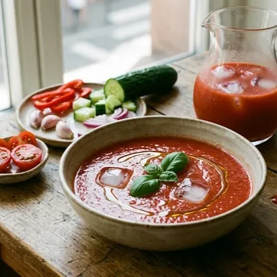 Gaspacho de tomates cerises