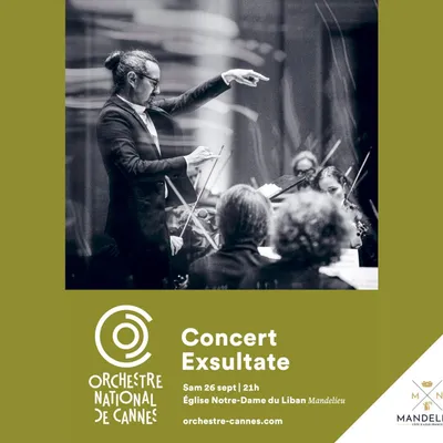 GAGNEZ DES PLACES POUR LE CONCERT EXSULTATE A CANNES