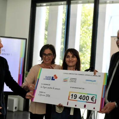 19 400 euros reversés à la Ligue contre le cancer par...