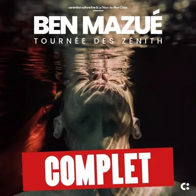 GAGNEZ DES PLACES POUR LE CONCERT DE BEN MAZUE AU PALAIS NIKAÏA