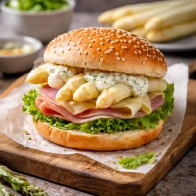 Burger à l’Asperge d’Alsace