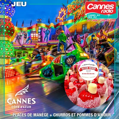 FÊTE FORAINE DE CANNES : GAGNEZ DES TOURS DE MANEGES + 1 PAQUET DE...