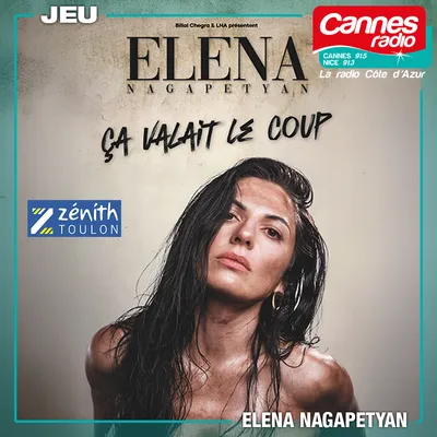 GAGNEZ DES PLACES POUR LE SPECTACLE D' ELENA NAGAPETYAN AU ZENITH...