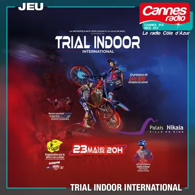 GAGNEZ DES PLACES POUR "TRIAL INDOOR INTERNATIONAL" AU PALAIS NIKAÏA