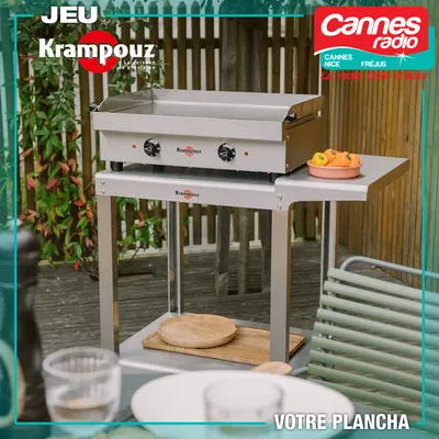 GAGNEZ UNE PLANCHA ELECTRIQUE DE LA MARQUE KRAMPOUZ