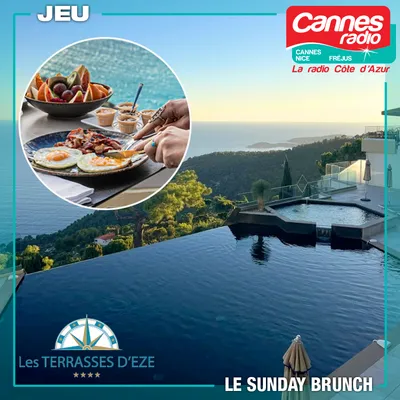GAGNEZ UN "SUNDAY BRUNCH" POUR 2 PERSONNES AUX TERRASSES D'EZE