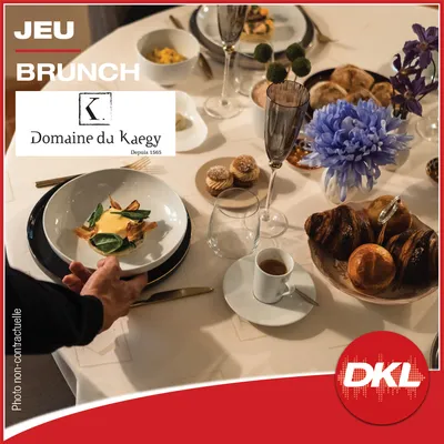 Gagnez un brunch pour 2 au restaurant L'Éphémère du Domaine du Kaegy !