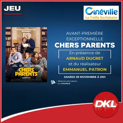 Gagnez vos places pour l'avant-première du film "Chers parents" en...