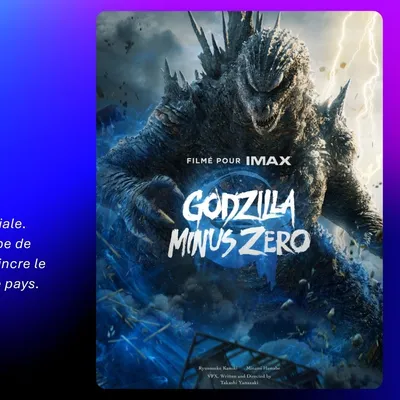 PLACES AVANT-PREMIERE "GODZILLA Imax" AU CINEUM A CANNES