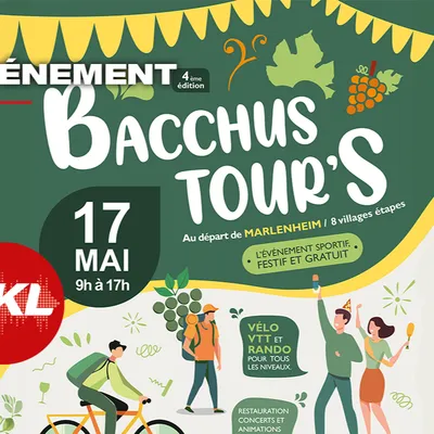 DKL partenaire du Bacchus Tour's 2026 !