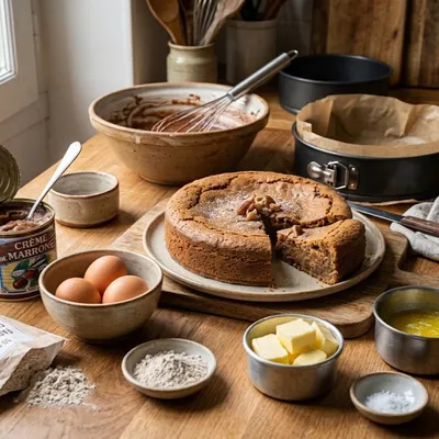 Fondant à la crème de marrons