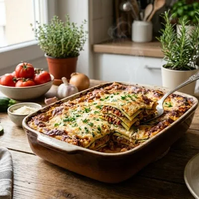  Lasagnes de courgettes