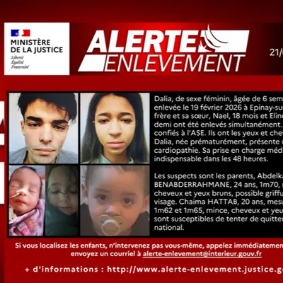Alerte enlèvement : deux enfants recherchés