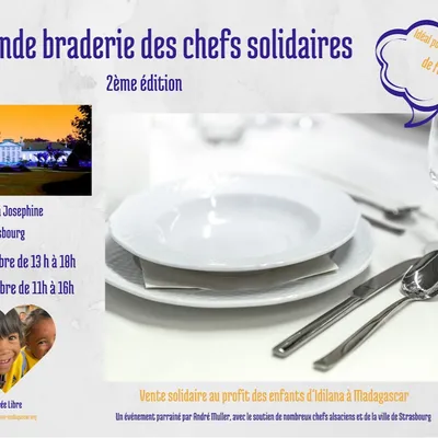 Chefs alsaciens solidaires : vaisselle de luxe à prix mini pour...