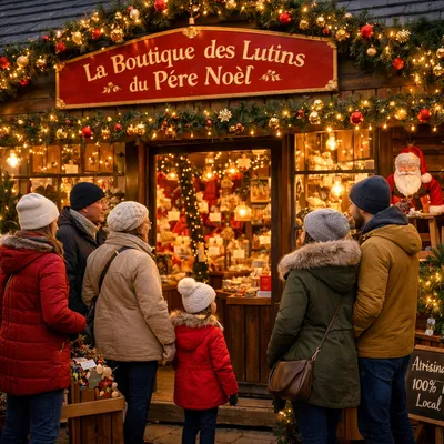 Dernier jour pour passer à la Boutique des Lutins du Père Noël de...