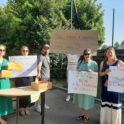 Fermeture de classe à l’école Monts de Vignes à Dijon : les parents...